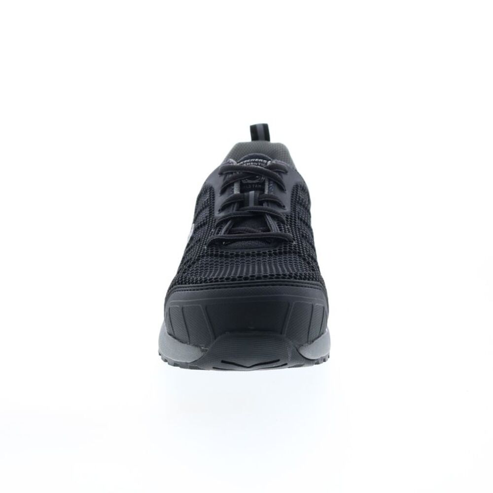 Skechers Womens Bulklin Lyndale Composite Toe Black Shoes (NWT) - Picture 3 of 7